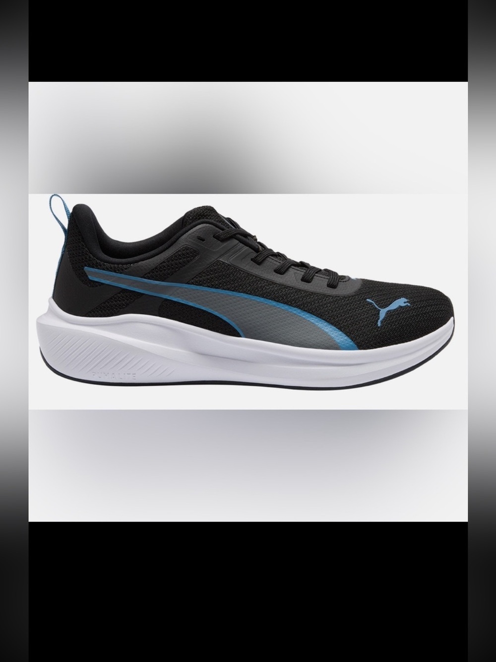 PUMA Men’s Running Sneakers Black and Blue